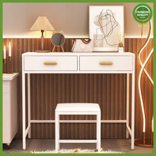 Computer Schreibtisch Büro Schreibtisch Hocker Eitelkeit Tisch w / 2 Schubladen