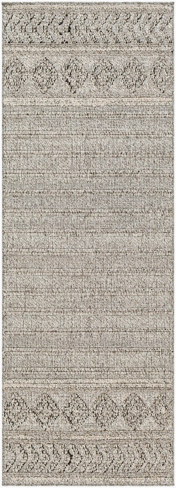 Alfombra de corredor Surya Moderna Sarasota 2'5" x 7'3" con acabado topo SSO2303-2773 Foto 2 de 4