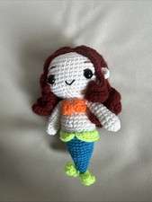 Handmade the Mermaid Crochet Doll Amigurumi Doll for Gifting/Decor