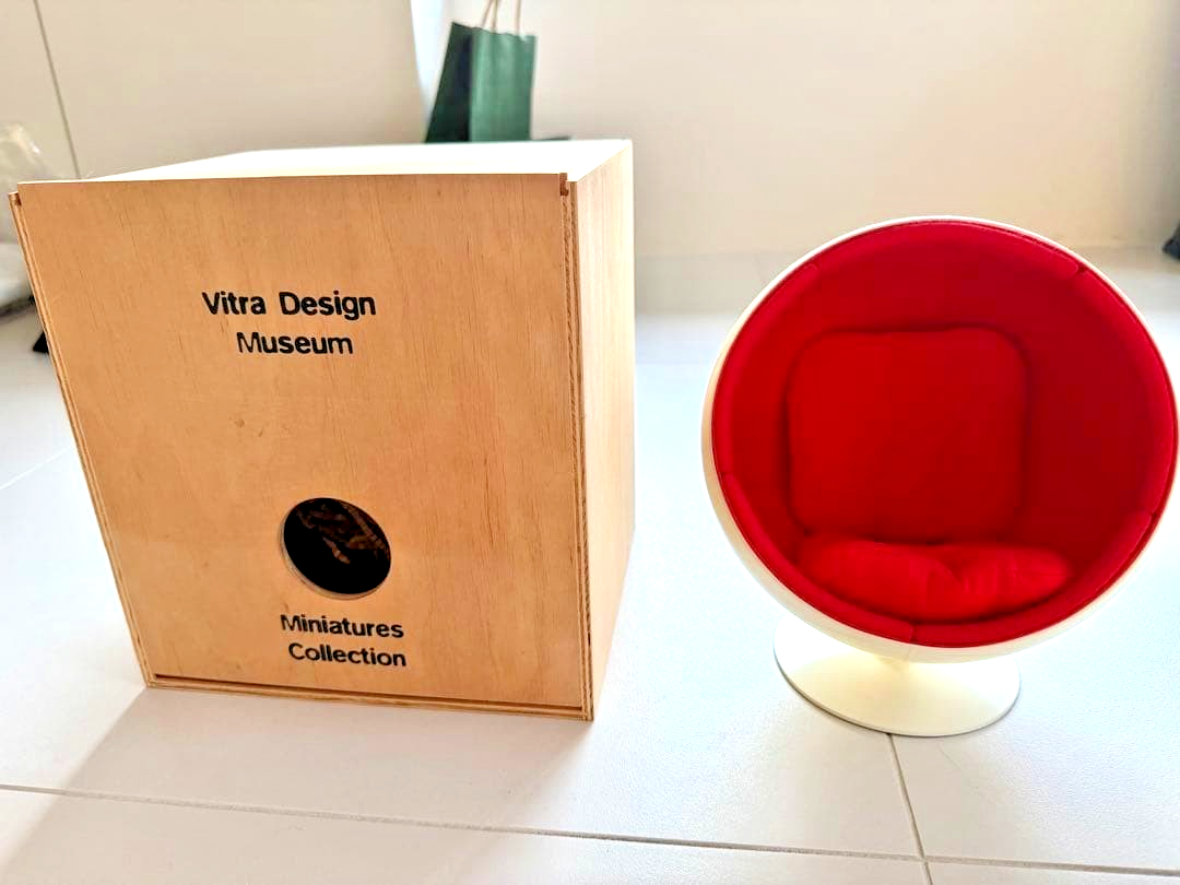 Vitra Design Museum Ball Chair 1/6 ミニチュア Vitra Design Museum Miniature Collection Ball Chair Eero Aarnio