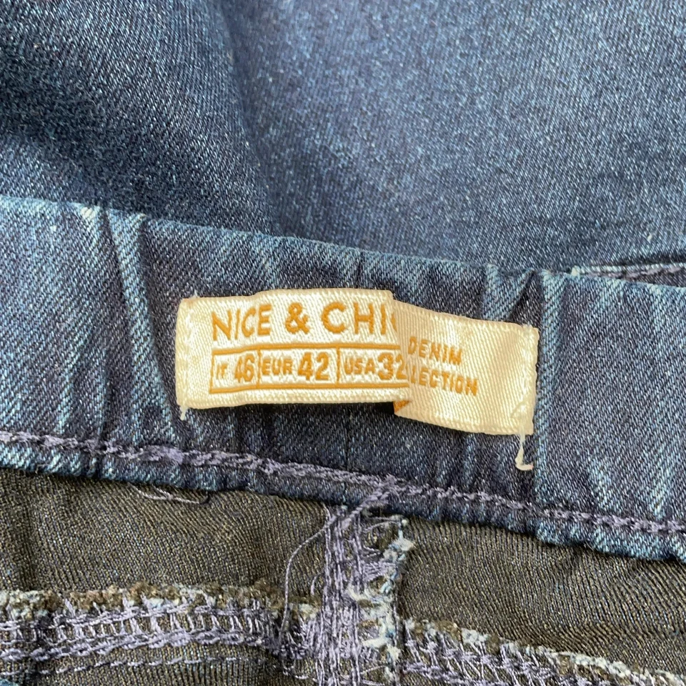 Nice & Chic, Jeans, Größe: 42, Blau, Baumwolle/Elasthan/Polyester #Hsz - Bild 3 von 4