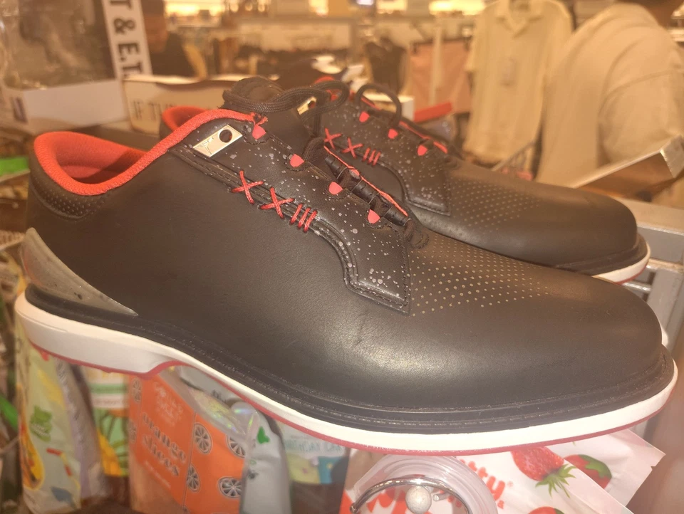 Zapatos de golf Nike Air Jordan ADG 5 negros rojos FQ7874-001 para hombre talla 10,5+🆓 CALCETINES Foto 3 de 4