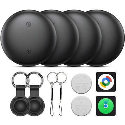 Air Tracker Tags for Android or iOS, Dual System Air Smart Tags-4 Pack, Compa...