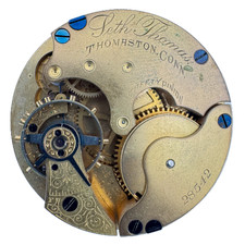 Antique 18s 1888 Seth Thomas 7j Mechanical Hunter Pocket Watch Movement 34 USA