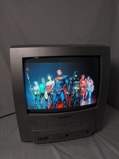 Magnavox 13" Inch MWC13D5 Retro Gaming CRT TV DVD Player Combo.no Remote