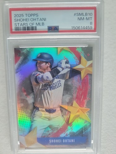 2025 Shohei Ohtani Topps Stars of MLB #SMLB-10 PSA 8