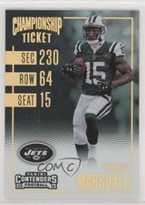2016 Panini Contenders Championship Ticket /99 Brandon Marshall #63 0l1