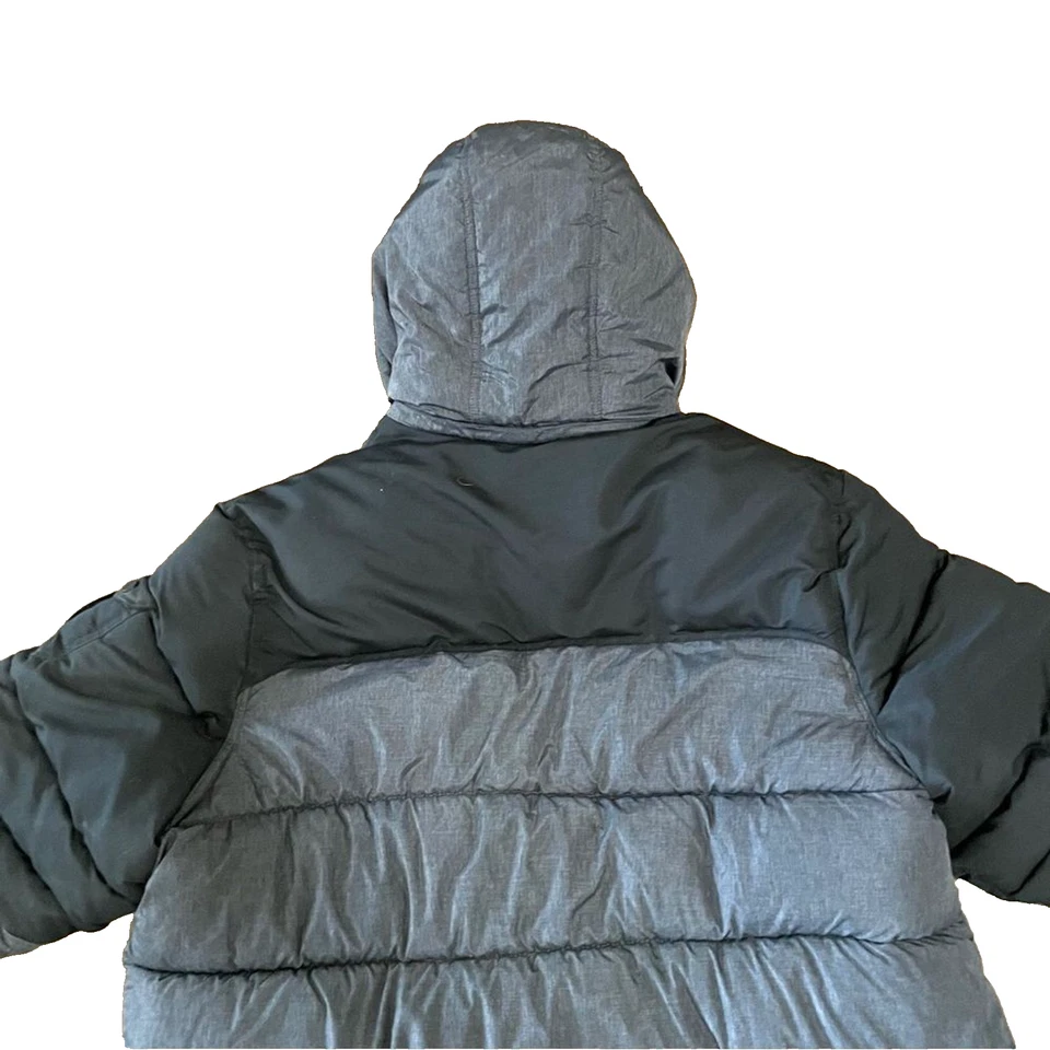 Rocawear Classic Men’s 5X Puffer Jacket with Removable Hood Charcoal/Black NWT - Image 4 of 4