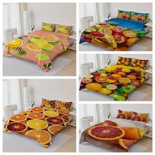3D Fruits Background Quilt Cover Duvet Cover Comforter set