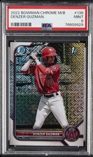 2022 BOWMAN MEGA BOX CHROME #138 DENZER GUZMAN PSA 9