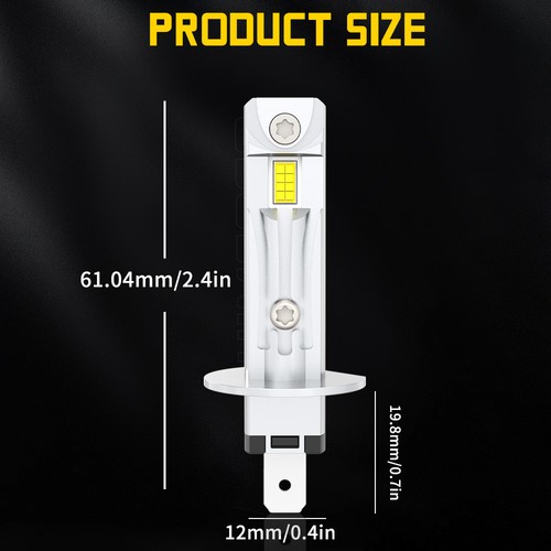 LED Headlight MINI Bulb H1+H7 For 2003 2004-2006 Dodge Sprinter 2500 3500 - Picture 11 of 12