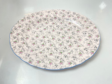 Tuscan Rosalie Serving Platter 38cm Chintz Floral English Bone China