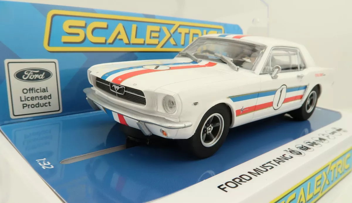 Scalextric C4364 1965 Ford Mustang Ian Geoghegan No 1 Slot Car 1 32 Scale