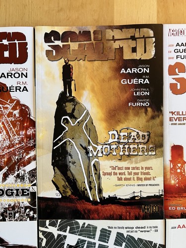 Scalped 10 TPB Lot Complete Set Jason Aaron R M Guera DC Vertigo Full Run - Picture 5 of 15