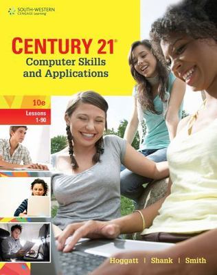 Century 21 Computer Skills and Applicatio- hardcover, 1111571759, Jack P Hoggatt