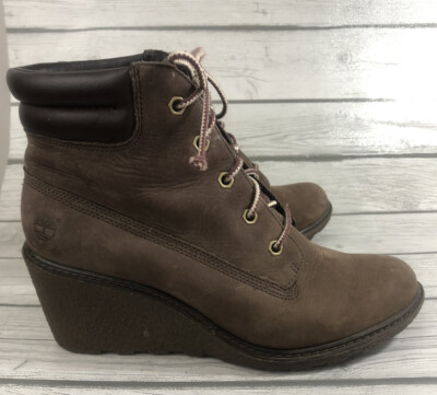 Timberland Earthkeepers Amston Boots 8252A Dark Brown Women’s Wedge Heel 