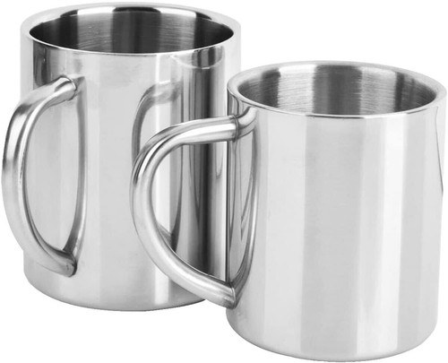 2 liter coffee mugs CHILLOUT LIFE Stainless Steel Insulated Coffee Mugs Set of 2 (14oz) main image 1