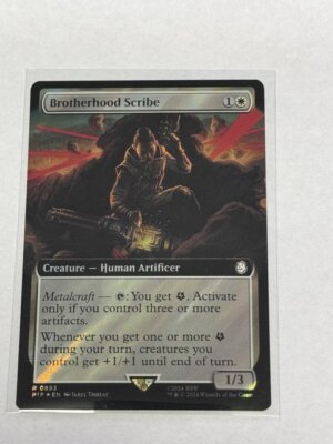 Brotherhood Scribe Extended Art Surge Foil Universes Beyond: Fallout #893