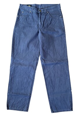Lee Kansas Jeans Baggy Relax Fit Vintage Denim Grey Size 32