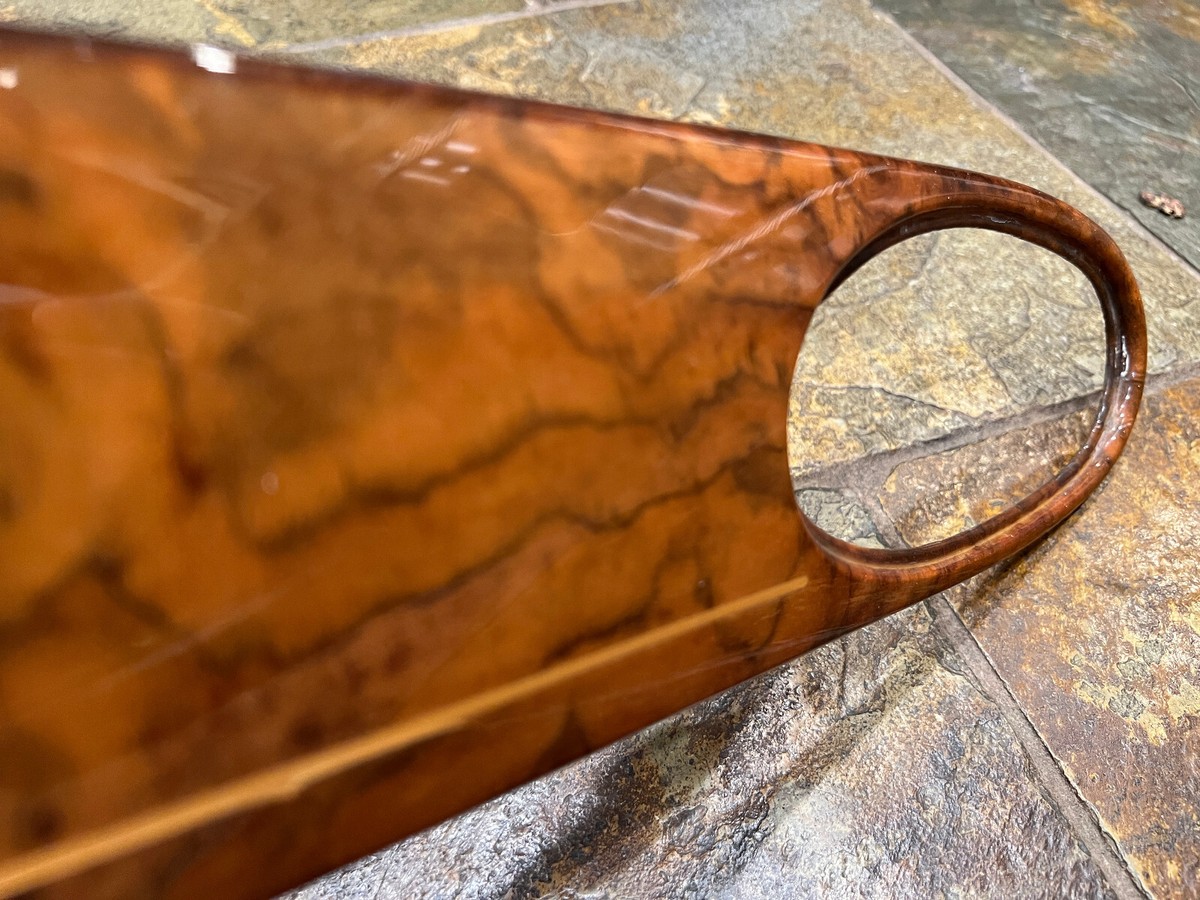 1998-2003 Jaguar XJ8 X308 Driver REAR Left Wood Inlay Trim Vanden