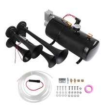 4 Trumpet Train Horn Kit With 150 Psi Air Compressor For Car Truck Train 150db 4 Trumpet Train Horn Kit With 150 Psi Air Compressor For Car Truck Train 150db