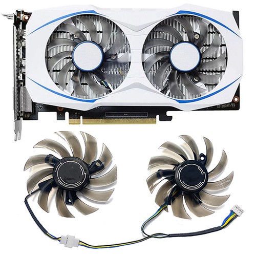 Graphics Card Cooling Fans for ASUS GTX1050 1050ti RX460 DUAL Graphics Card - Picture 8 of 8