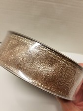 New Member's Mark 1.5" Rose Pink Metallic Wired Edge Ribbon, 50 yards