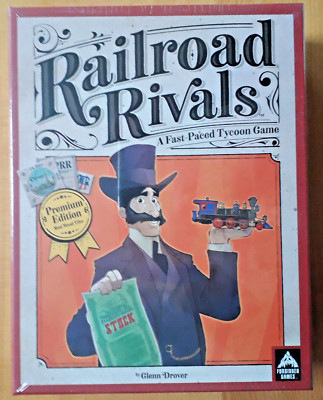 Railroad Rivals Premium + Robber Baron Expansion Premium - noch eingesiegelt