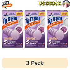 5 Pack Automatic Toilet Bowl Cleaner Tablets Lavender Fresh Indoor Odor Control