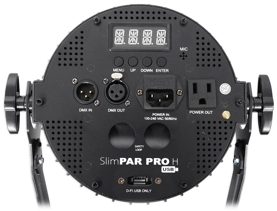 Chauvet DJ SlimPar Pro H USB D-Fi RGBAW+UV LED Wash Light+Cable+Clamp+Headphones - Image 4 of 4