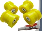 4x POLYURETHANE BEARING REAR SUSPENSION ARM FOR BMW E46 X3 E83 Z4 E89