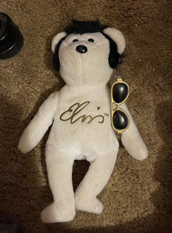 🌈 TY WALGREENS EXCLUSIVE BEANIE BABIES 2009 VIVA LAS ELVIS BEAR Plush w/ Tags