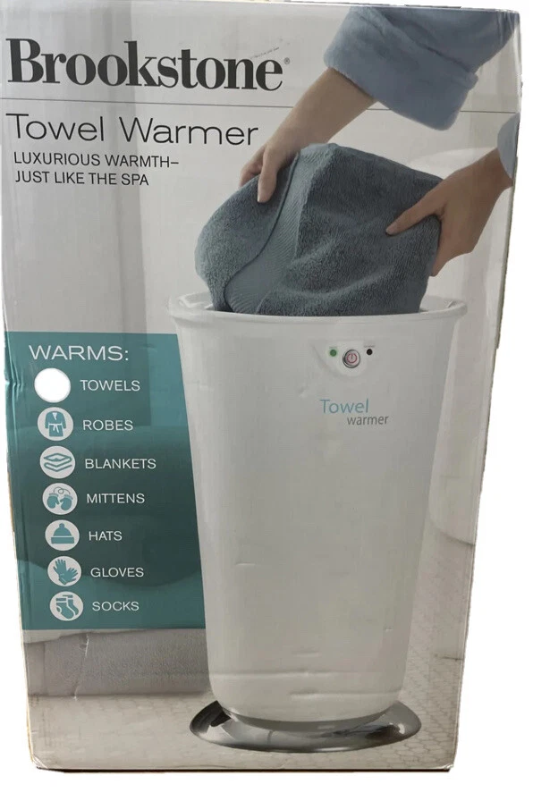 BROOKSTONE TOWEL WARMER MODEL 647156 LARGE CAPACITY TESTED SHIPS TOMORROW  883594027819 | eBay