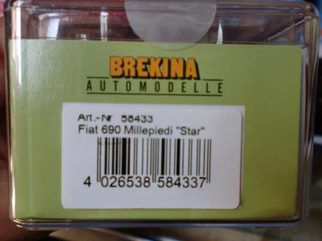 BREKINA 1/87 - FIAT 690 MILLEPIEDI FURGONATO " STAR " - HO FS art. 58433 - Immagine 4 di 4