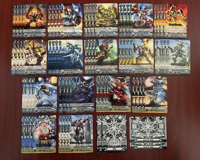 #ad #ad CARDFIGHT VANGUARD V BT08 DIMENSION POLICE R AND C PLAYSET 4x EACH 4 MARKERS $25.00