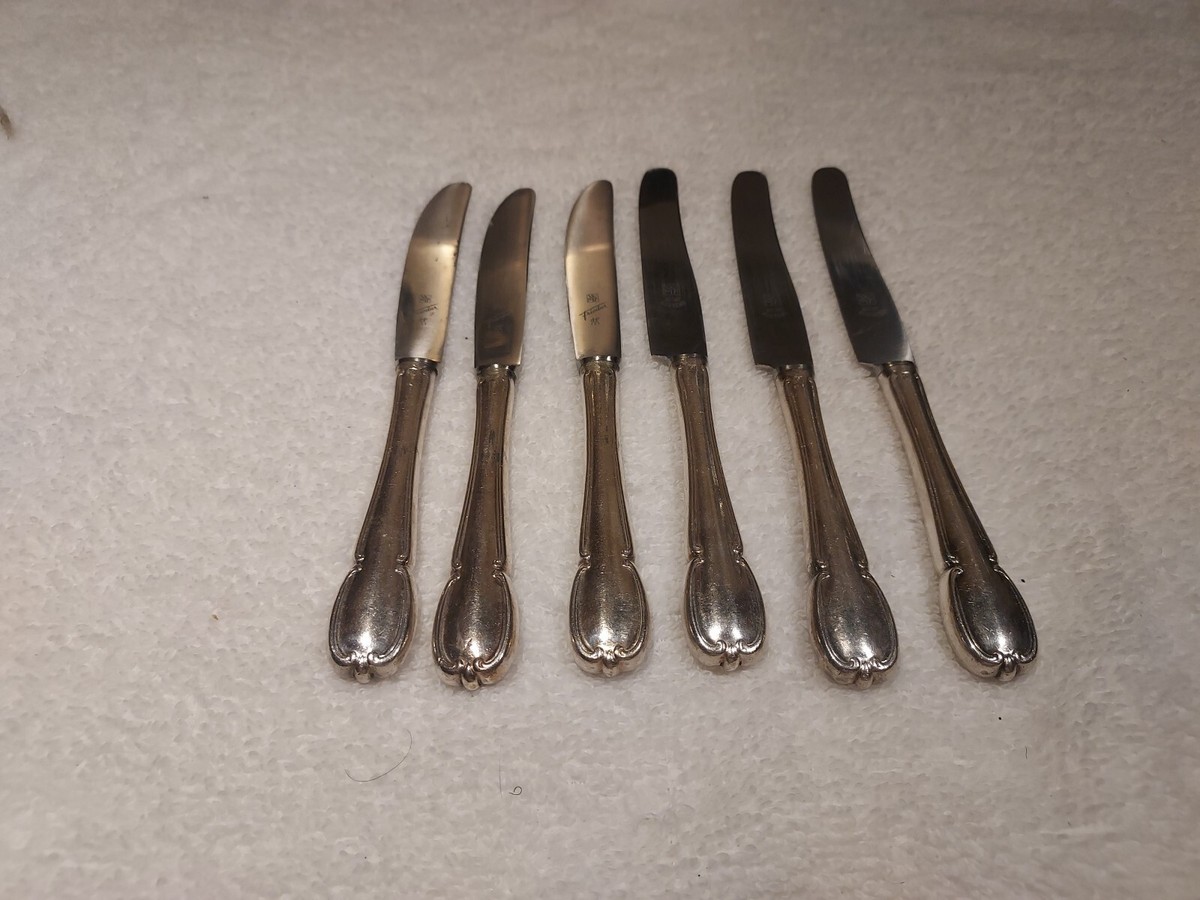 Vtg Lot of 6 WMF 90 Friodur Inox And NICHT ROSTEND Silver plate