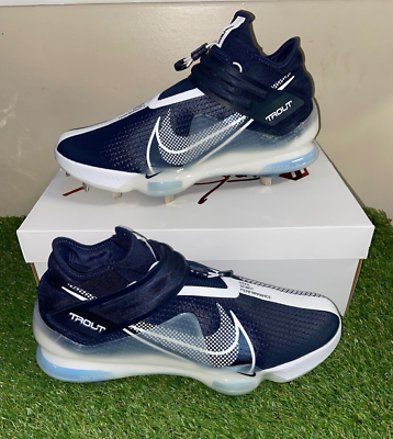 Nike Force Zoom Mike Trout 7 Baseball Cleats Blue/White Size  display picture 3
