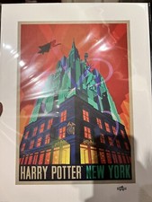 MINALIMA Harry Potter New York NY Opening Day LE Limited PRINT - Promo Poster