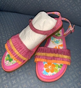 girls orange sandals