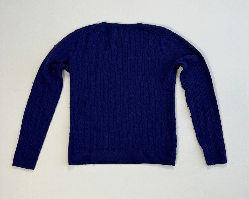 Uniqlo Women’s Small Wool Cashmere Sweater Cable Knit Casual Modern - Image 2 of 4