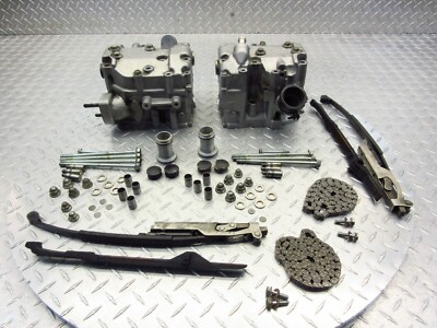 1994 89-96 Honda PC800 Pacific Coast OEM Cylinder Heads Timing Chains Tensioners