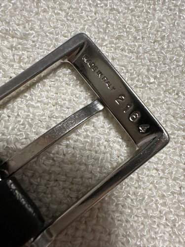 Cintura IBEX in vera pelle nera. Taglia XL. Made In Italy - SPEDIZIONE GRATUITA UK - Foto 6 di 12