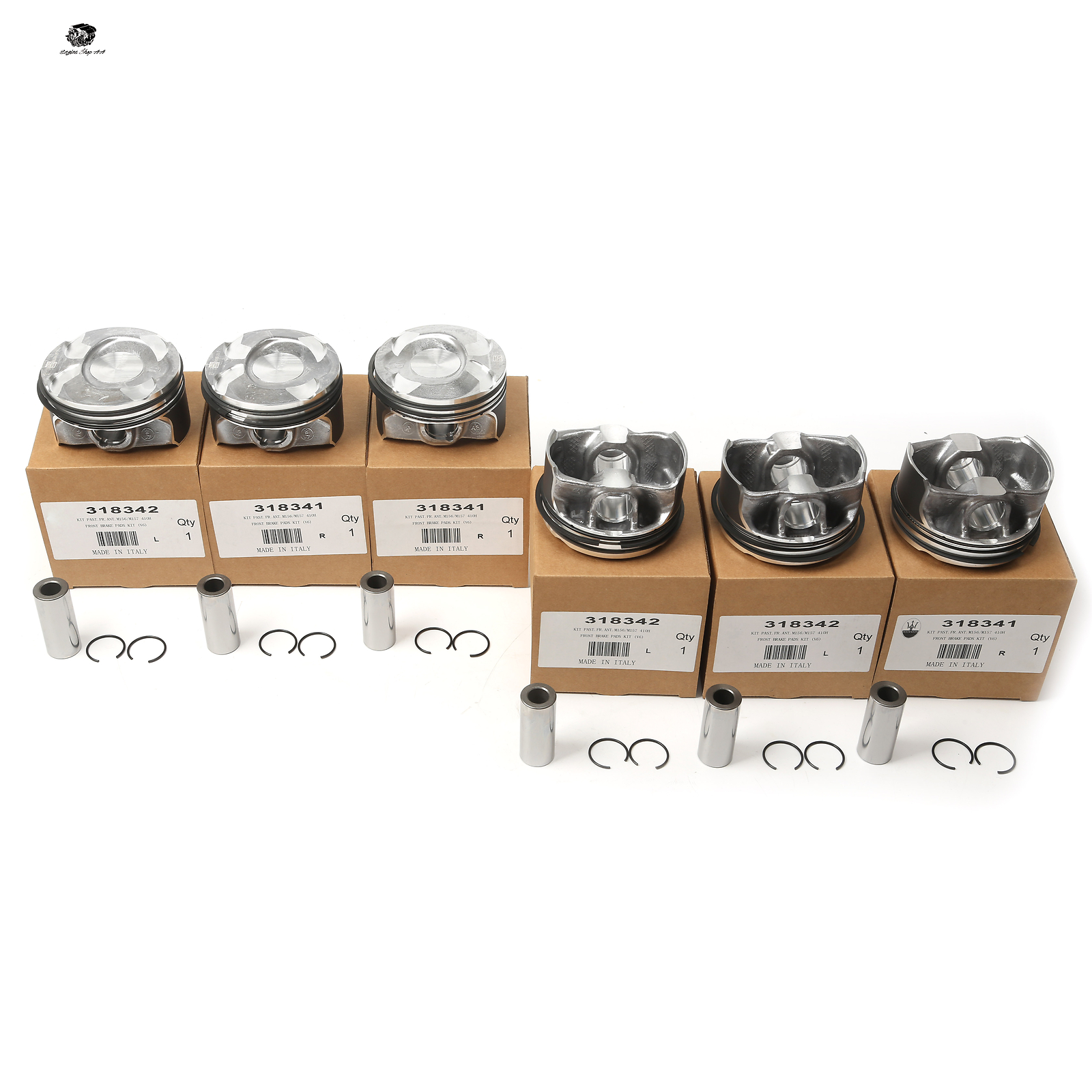 Piston Assembly For Maserati Giberit Levante M156B M156D M157 3.0T V6