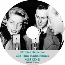 Official Detective Old Time Radio Shows OTR OTRS 5 Episodes MP3 CD-R