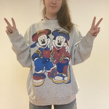 80 s Disney Mickey And Minnie Sweatshirt