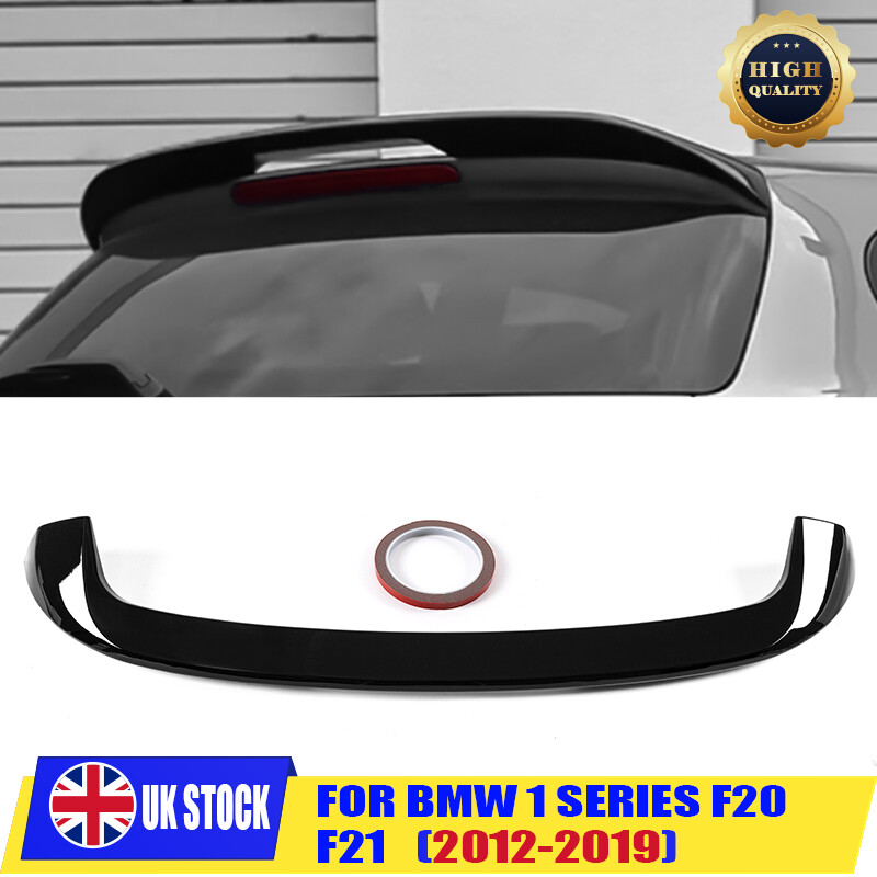FOR BMW 1 SERIES F20 F21 M135i M140i M SPORT GLOSS BLACK REAR ROOF SPOILER 12-19 4