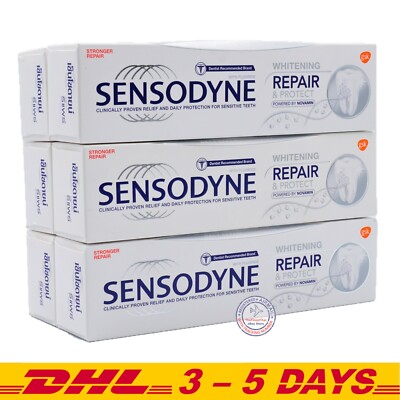 Sensodyne Repair and Protect Whitening Toothpaste 100g x 6