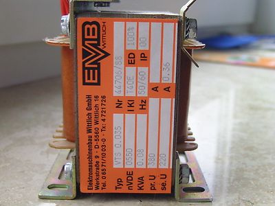 Wittlich-Trafo Typ: VTS 0.035