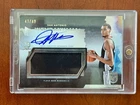 Victor Wembanyama 2023-24  RC AUTOGRAPHED GAME WORN PLAYER Patch /49 GEM/MINT