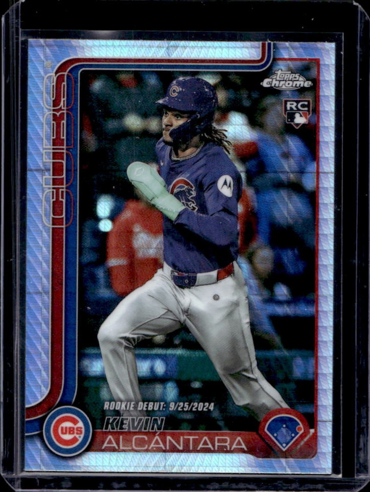 2025 Topps Chrome Update Kevin Alcantara RC Prism Refractor #USC25 Cubs